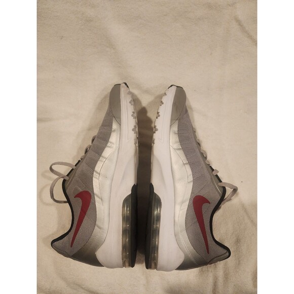 Nike Air Max Invigor Wolf Grey Red Men's 13 Running Shoes - Picture 5 of 8